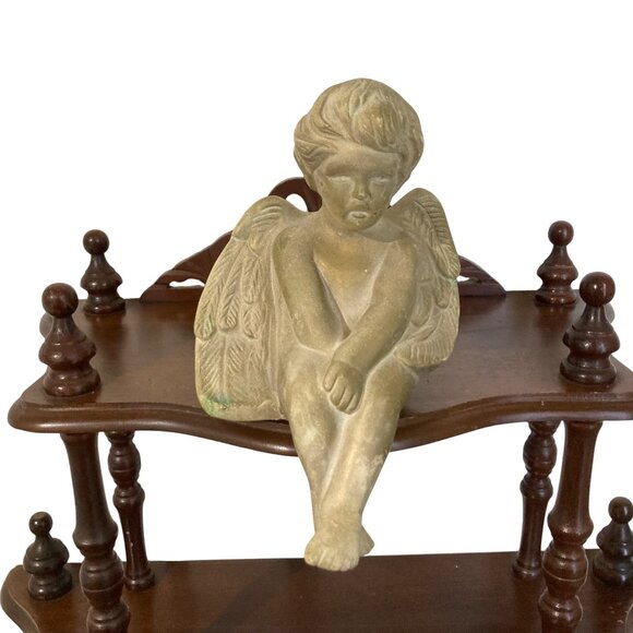 Vintage Angel Cherub Figurine Statue Shelf Sitter - Picture 1 of 6